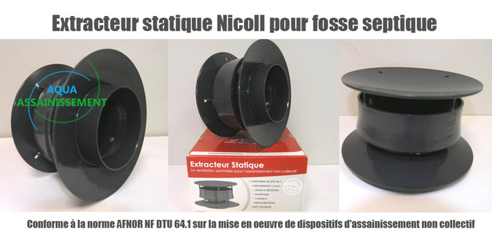 Extracteur statique Nicoll fosse septique | Actualités, Communiqués Presse, Nouveautés, Infos... | Scoop.it