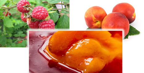 Recette de pêches au coulis de framboise - sans gluten, vegan | Tout pour la maison, cuisine, décoration, bricolage, loisirs | Scoop.it