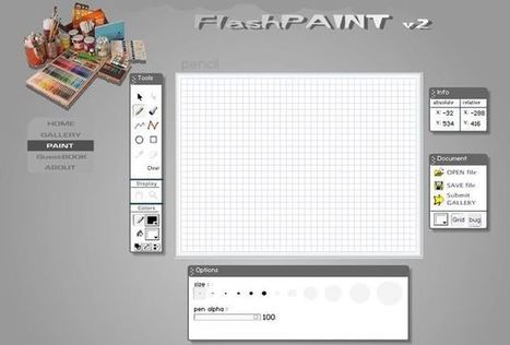 FlashPaint: utilidad web para que demuestres tu arte, lo enseñes y lo compartas | Teatro | Espacio Escena | Scoop.it