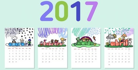 Super Colección de calendarios y planificadores 2017 Gran Formato. Listos para descargar e imprimir  | Education 2.0 & 3.0 | Scoop.it