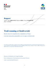 Trail-running et biodiversit&eacute; - Etat des lieux de la r&eacute;partition des comp&eacute;titions en France et de leurs interactions potentielles avec les enjeux de biodiversit&eacute; | Biodiversit&eacute; | Scoop.it
