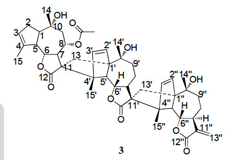Chrysanolide A, an unprecedented sesquiterpenoid trimer from the flowers of Chrysanthemum indicum L. | Natural Products Chemistry Breaking News | Scoop.it