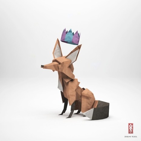 3D Origami Illustrations of Wild Animals | Creative_me | Scoop.it