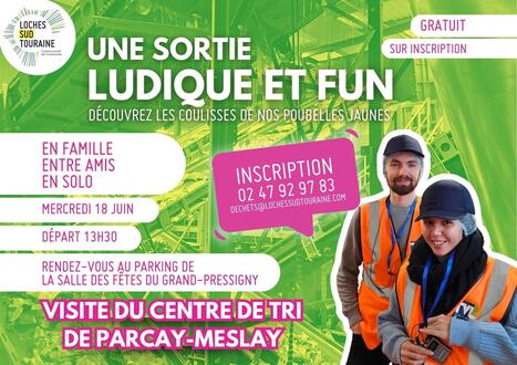 Visite du centre de tri de Parçay-Meslay | Revue de presse économique du Sud Touraine | Scoop.it