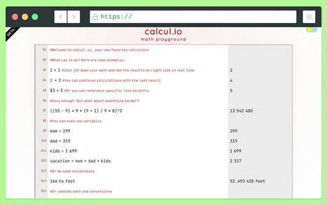 Calcul: una calculadora online inteligente de uso gratuito | tecno4 | Scoop.it