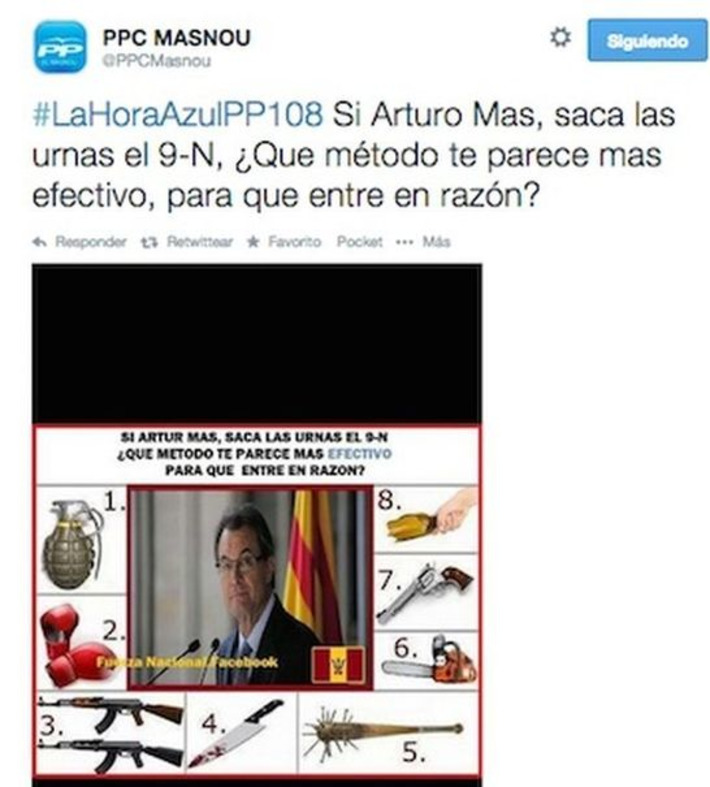 El PP de Masnou propone armas para hacer "entrar en razón" a Mas si celebra la consulta | Partido Popular, una visión crítica | Scoop.it