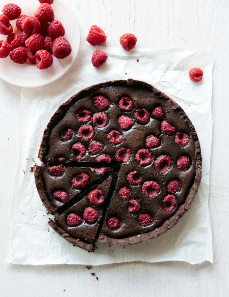 Bill Granger recipe: Chocolate and raspberry tart - The Independent | The Chic Chocolate Curator | Scoop.it