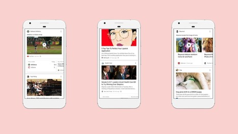 Un fil d'actualité personnalisé sur l'application mobile de Google (Feed) - Blog du Modérateur | Digital Best Scoops | Scoop.it