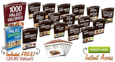 Get 1000 Paleo Recipes Today At Nearly 50% Off! | 1000paleorecipes.com | Education, Health, B2B, DIY Guide, Solar Energy, Reducing Energy Bills, Wholesale, Retail, Real Estate | Scoop.it