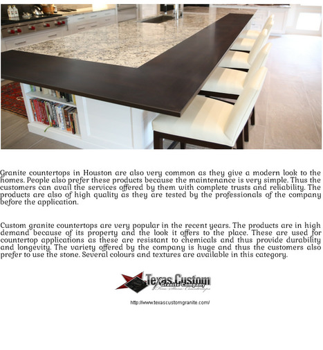 Kitchen Countertop Ideas Texas Custom Granite