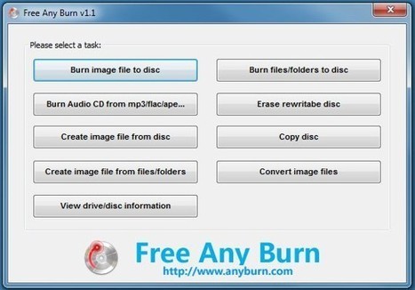 Free Any Burn, solution pour graver les CD / DVD / Blu-ray | Le Top des Applications Web et Logiciels Gratuits | Scoop.it