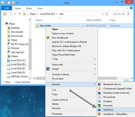 How to Add OneDrive to Send to Context Menu in Windows | Time to Learn | Scoop.it