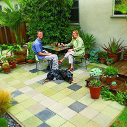 Budget patchwork patio | Gardening Life | Scoop.it