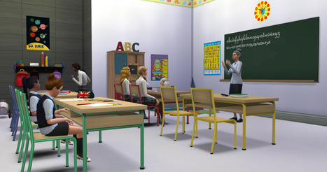 Custom Showcase: Back To School << SimsVIP | Les Sims | Scoop.it
