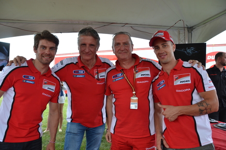 IndyGP - Ducati Team Visits Ducati Indianapolis | Ductalk: What's Up In The World Of Ducati | Scoop.it