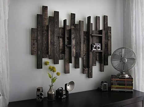 Wall Decor Idea from Pallet Wood | 1001 Pallets ideas ! | Scoop.it