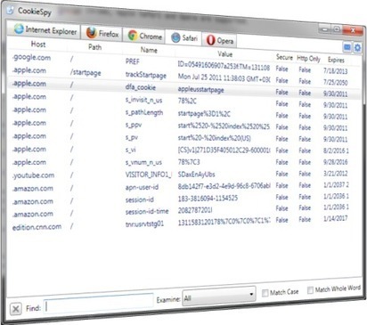 CookieSpy: Voir tous les cookies install&eacute;s par les navigateurs sur son ordinateur | Geeks | Scoop.it
