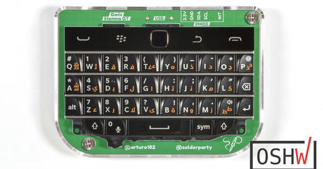 BB Q20 Keyboard with trackpad, USB/I2C/PMOD from Solder Party on | Raspberry Pi | Scoop.it