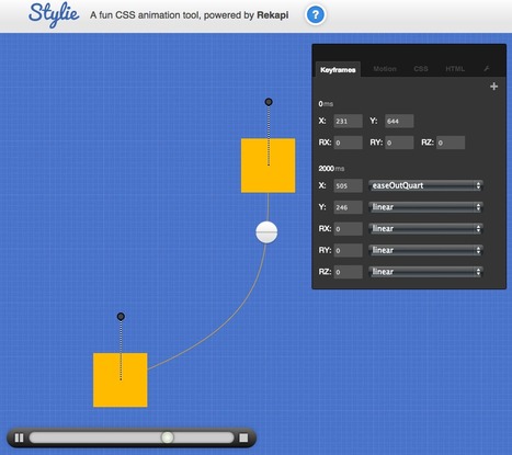 Stylie. A graphical CSS animation tool. | CSS3 & HTML5 | Scoop.it