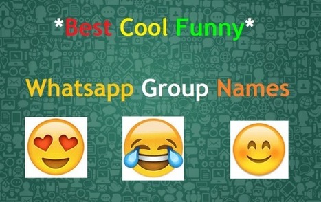 Family Cool Whatsapp Group Names For Friends