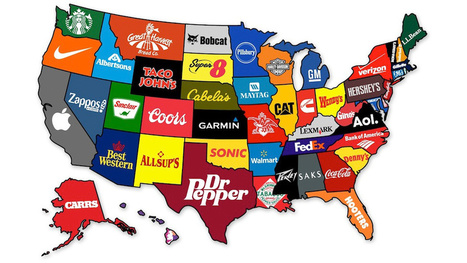 What the Most Famous Brands Are from Each State | consumer psychology | Scoop.it