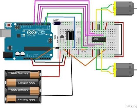 Simple Arduino Robot - Block Programming for Kids: 5 Steps | tecno4 | Scoop.it