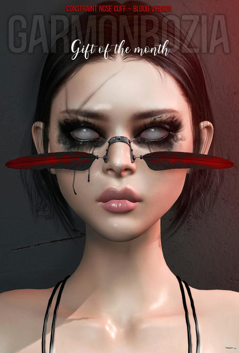 Constraint Nose Cuff Blood September 2022 Group Gift by Garmonbozia | Teleport Hub - Second Life Freebies | Second Life Freebies | Scoop.it