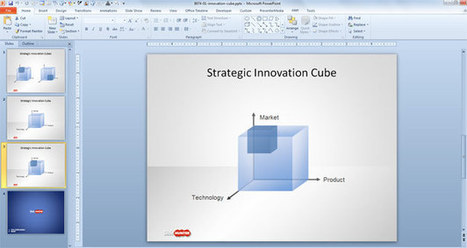 Free Strategy Innovation Cube Template for PowerPoint - Free PowerPoint Templates - SlideHunter.com | Free Business PowerPoint Templates | Scoop.it