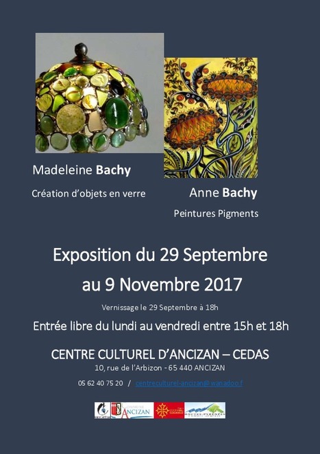 Exposition au Centre culturel d'Ancizan à partir du 29 septembre | Vallées d'Aure & Louron - Pyrénées | Scoop.it