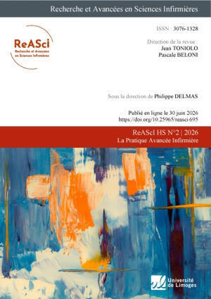 La Pratique Avanc&eacute;e Infirmi&egrave;re - Dossier paru dans ReASCI, HS n&deg;2, juin 2026 | CREADOC Nice | Scoop.it