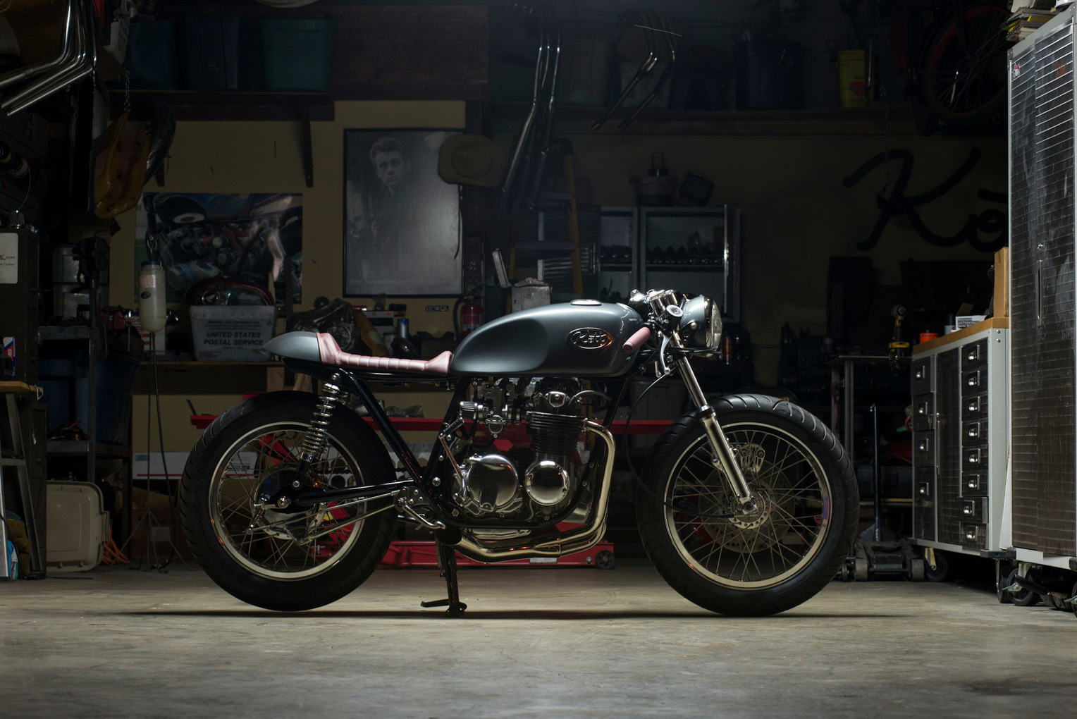 U K 550 Is A Honda Cb550 Cafe Racer By Kott Mot