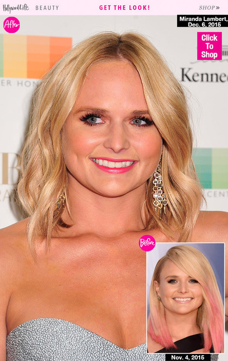 Miranda Lambert Ditches Pink Hair For Wavy Bob Before Kennedy Center Honors | CLOVER ENTERPRISES ''THE ENTERTAINMENT OF CHOICE'' | Scoop.it