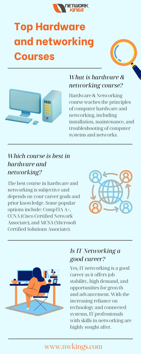 Top 5 Hardware and Networking Courses | Learn courses CCNA, CCNP, CCIE, CEH, AWS. Directly from Engineers, Network Kings is an online training platform by Engineers for Engineers. | Scoop.it