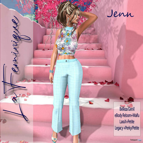 Jenn Outfit June 2024 Group Gift by La Feminique | Teleport Hub - Second Life Freebies | Second Life Freebies | Scoop.it