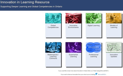 Innovation in Learning Resource from Ont Ministry of Education - Deeper Learning and Global Competencies | iGeneration - 21st Century Education (Pedagogy & Digital Innovation) | Scoop.it