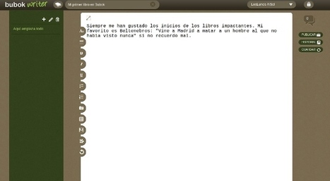 BubokWriter, nuevo editor gratuito de libros electrónicos en formato ePub | Herramientas web para contar historias - storytelling | Scoop.it