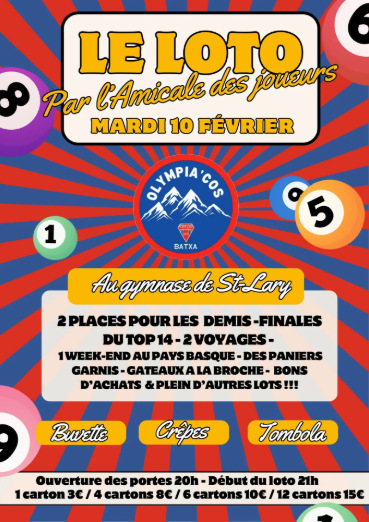 Loto du Rugby &agrave; Saint-Lary-Soulan le 10 f&eacute;vrier | Vall&eacute;es d'Aure & Louron - Pyr&eacute;n&eacute;es | Scoop.it