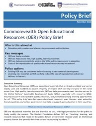 Open Educational Resources (OER) - The Commonwealth Education Hub | E-Learning-Inclusivo (Mashup) | Scoop.it