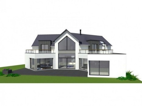 plan maison moderne 180m2