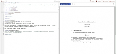 Tout LaTeX dans un navigateur sans rien installer | Analyse mathématique | Scoop.it