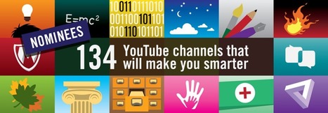  134 YouTube channels that will make you smarter | iPads, MakerEd and More  in Education | Scoop.it