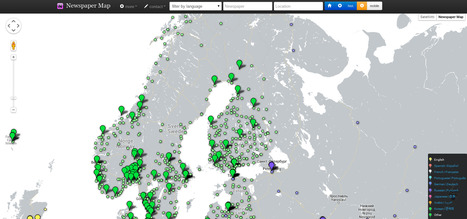 Newspaper map | 1Uutiset - Lukemisen tähden | Scoop.it