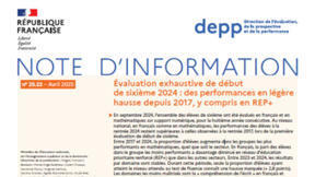 Évaluations de début de troisième 2024 - Premiers résultats | Veille Éducative - L'actualité de l'éducation en continu | Scoop.it