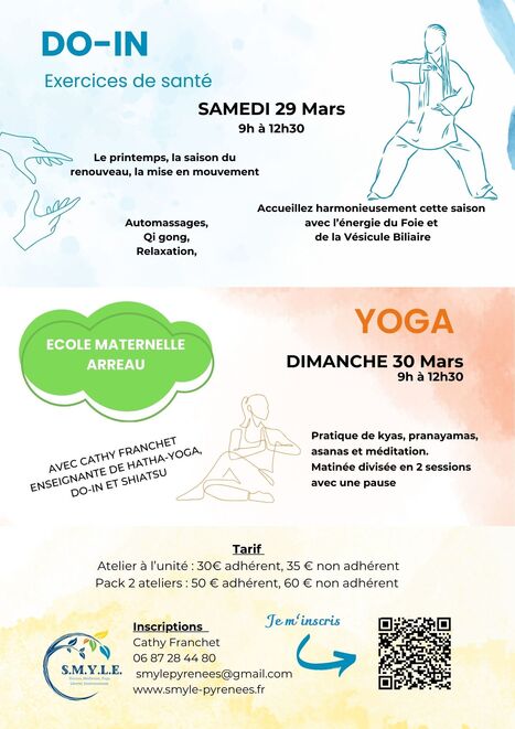 Do-in et yoga les 29 et 30 mars à Arreau | Vallées d'Aure & Louron - Pyrénées | Scoop.it