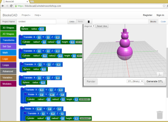 BlocksCAD: Mit Scratch kinderleicht 3D-Modelle programmieren | Coding | MakerED | MakerSpaces | 21st Century Learning and Teaching | Scoop.it