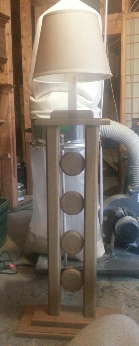 Floor Lamp Made With Recycled Pallet Wood | 1001 Pallets ideas ! | Scoop.it