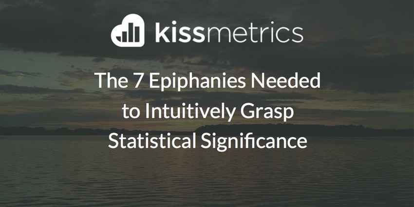 7 Epiphanies Needed to Intuitively Grasp Statistical Significance - Kissmetrics | The MarTech Digest | Scoop.it