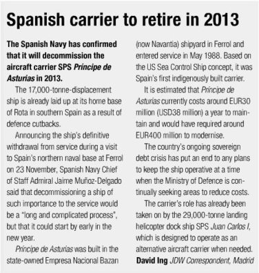 Espagne : le Principe de Asturias sera retiré du service actif en 2013 | Newsletter navale | Scoop.it