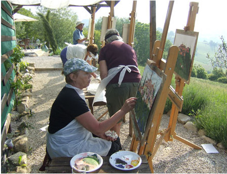 Painting holidays and Art Workshops in Italy at The Retreat | Vacanza In Italia - Vakantie In Italie - Holiday In Italy | Scoop.it