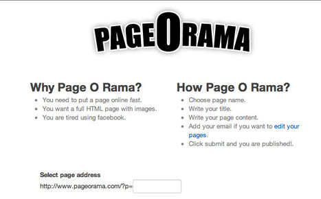 pageOrama - one page at a time | Digital Delights for Learners | Scoop.it